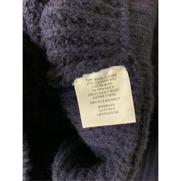 Lewit Asymmetrical Zip Front Wool & Cashmere Sweater women's size small NEW - Picture 5 of 7